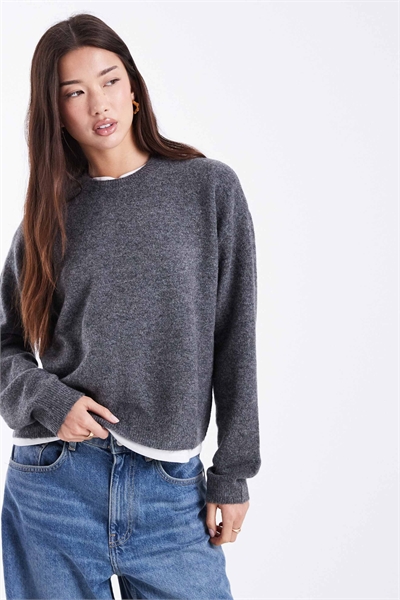 Подростковый вязаный свитер с звездным узором артикул 152904289