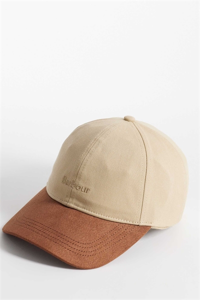 Кепка Cynthia с контрастной окантовкой, бежево-коричневая артикул 154707814