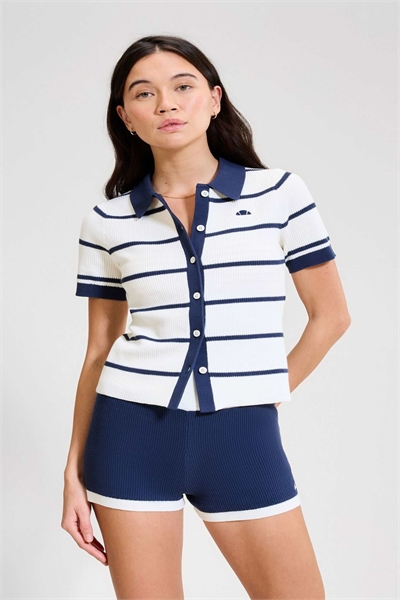 Поло Framura цвета «слоновая кость»/темно-синего цвета артикул 156306878