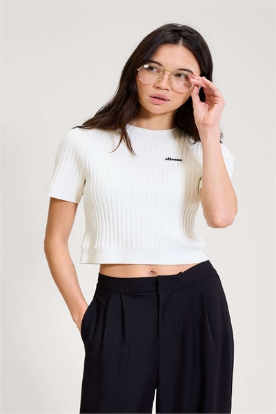 Свитшот из трикотажа цвета слоновой кости артикул 156306148