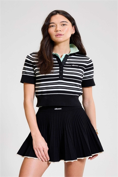 Теннисная рубашка-поло черного цвета артикул 156306131