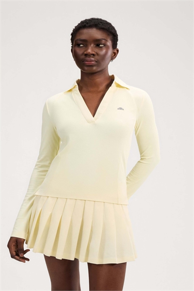 Приталенная рубашка-поло Jeorg светло-желтого цвета артикул 156306814