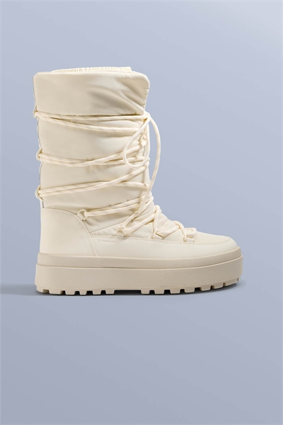 Ботинки для после катания из ажурного нейлона цвета экрю артикул 153848728