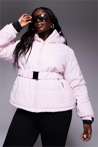 4505 Plus — водоотталкивающая утепленная лыжная куртка розового цвета артикул 134410714