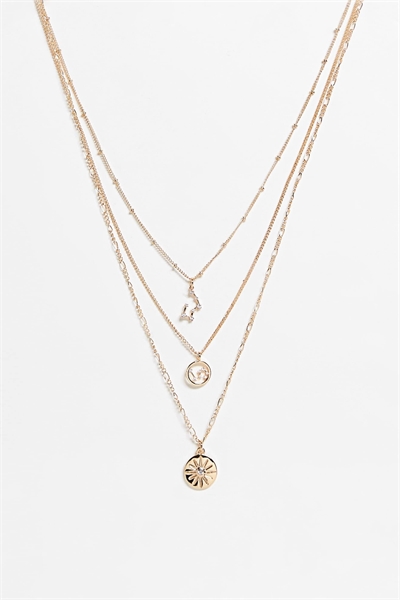 Ожерелье с многорядным мотивом в виде созвездий артикул 116463100