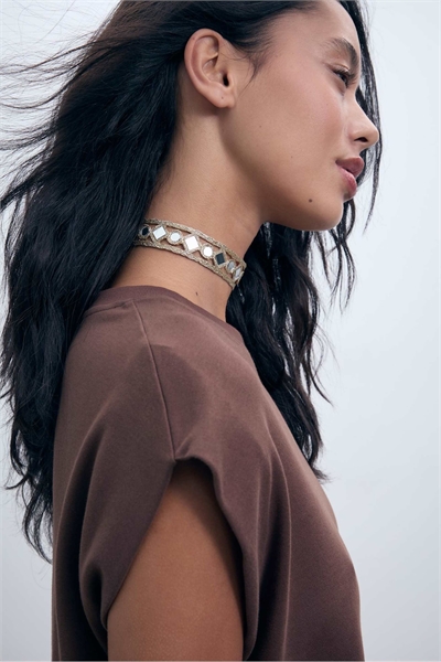 Мини-чокер с зеркалами артикул 151668231