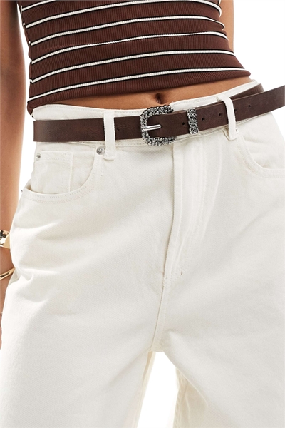 Западная пряжка в форме розы, коричневого цвета и цвета старого серебра артикул 144907441