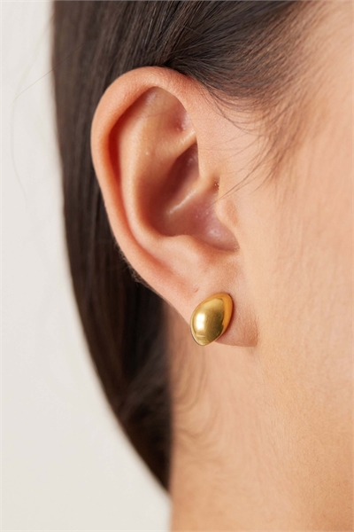 Серьги-гвоздики изогнутой формы артикул 152383949