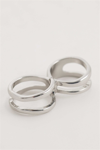 Двойное кольцо с фиксатором артикул 153024511