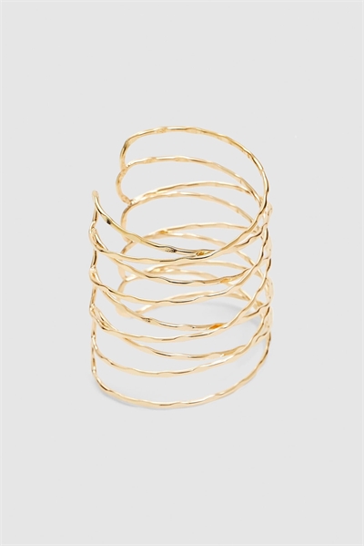 Браслет с перекрещивающимися ремешками из золота артикул 149138665