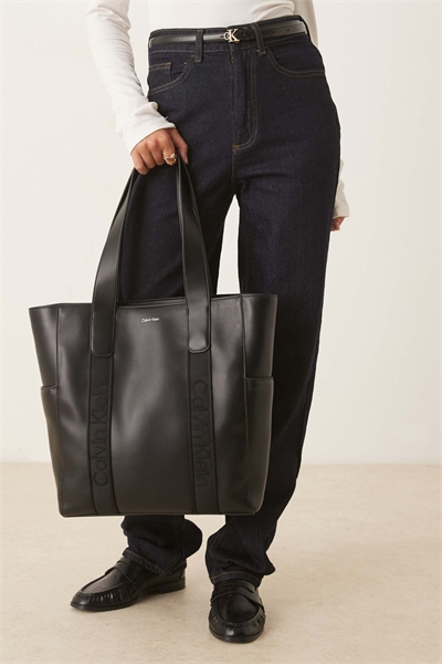 Сумка-тоут с кожаным ремнем артикул 148585112