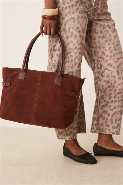 Сумка через плечо из замши артикул 144739989