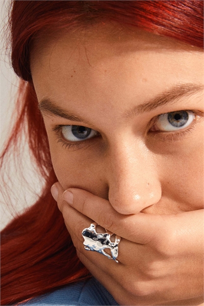 Кольцо «Счастливая естественная форма» артикул 150608254