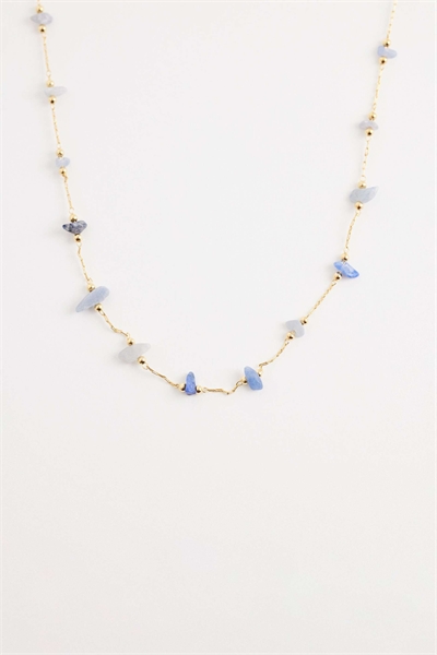 Ожерелье с полудрагоценными камнями в виде осколков артикул 153816913