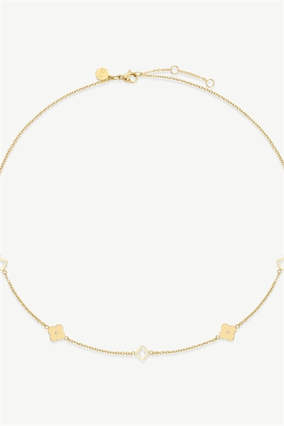 Водонепроницаемое колье D.LOUISE с мотивом многолистного клевера артикул 145905850