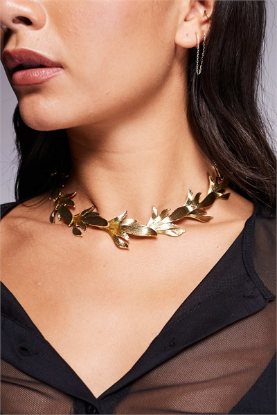 Ожерелье с крупным цветком от Leafuria артикул 148656405