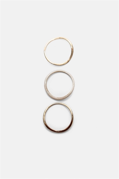 Набор из 3-х эмалированных жестких браслетов артикул 150558319