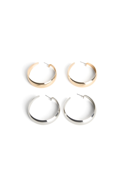 Набор из 2-х колец-серёжек артикул 154773148