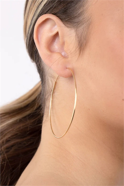 Позолоченные серебряные кольца диаметром 60 мм артикул 138112960