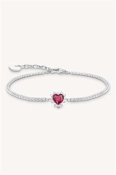 Браслет с серебряным сердечком «Романтика» артикул 154286415
