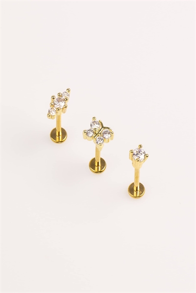 Плоский рюкзак из золота, титана и кубического циркония артикул 149602020