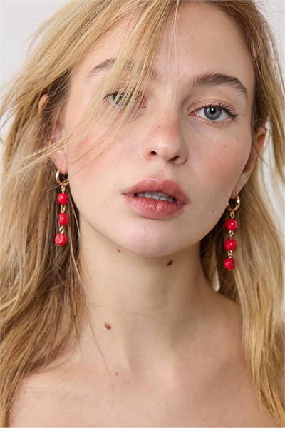 Набор из 2 пар сережек в форме помидоров артикул 155663877