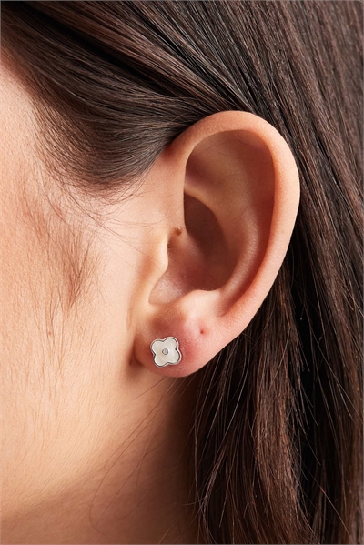 Серьги-подвески «Клевер» артикул 153725357