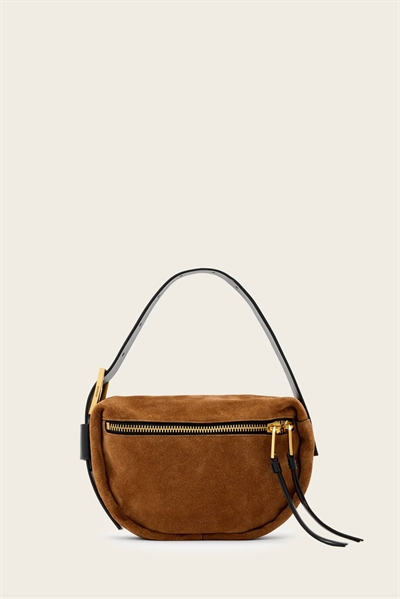 Кожаная замшевая мини-сумка через плечо Noemie артикул 152940735