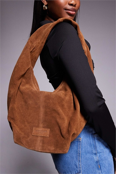 Сумка через плечо из замши артикул 144208669