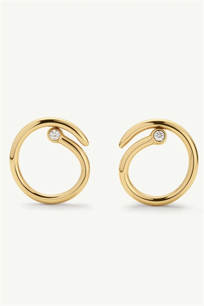 Сережки-волни артикул 149973982