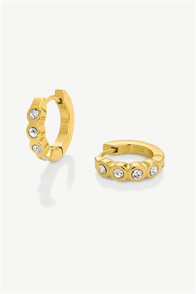 D.LOUISE Водонепроницаемые обручальные серьги с теннисным мотивом артикул 145905579