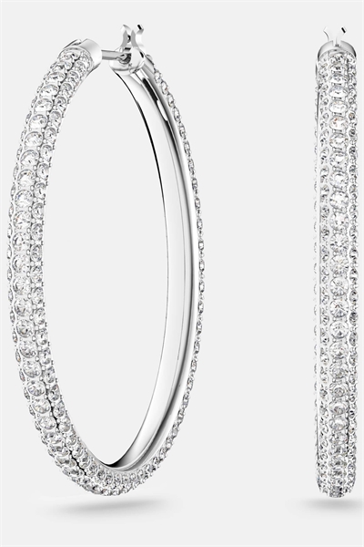 Большие каменные кольца-серьги артикул 133835577