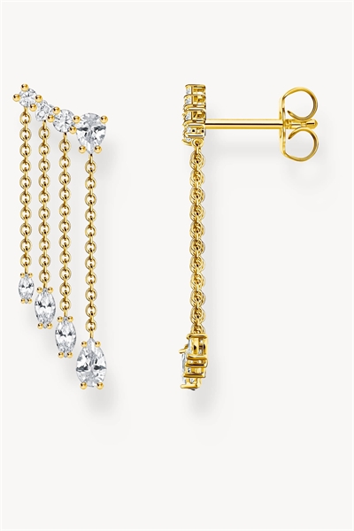 Серьги «Водопад» артикул 154286442