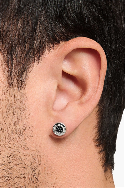 Классические серьги-гвоздики с паве артикул 153898113