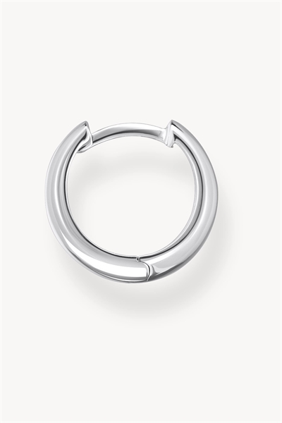 Серьги-кольца из серебра 925 пробы артикул 153897534