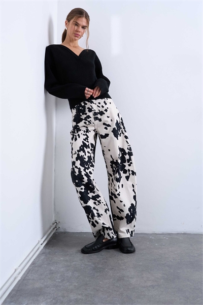 Брюки-балоны с завязками на талии артикул 151105019