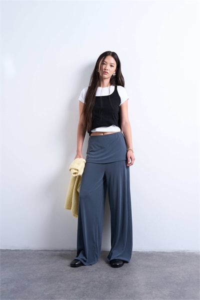 Двухслойные брюки-юбка артикул 151261856