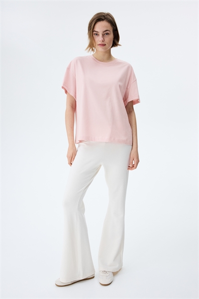 Хлопковая футболка свободного кроя артикул 1334068005