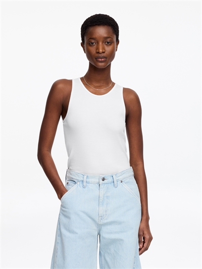 Майка с ребристой отделкой артикул 1335295001