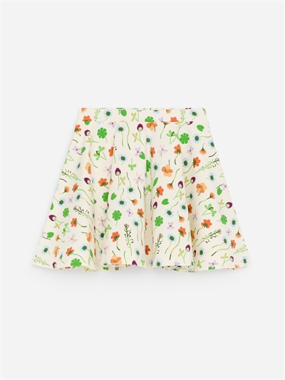 Юбка А-силуэта с принтом артикул 1341482001