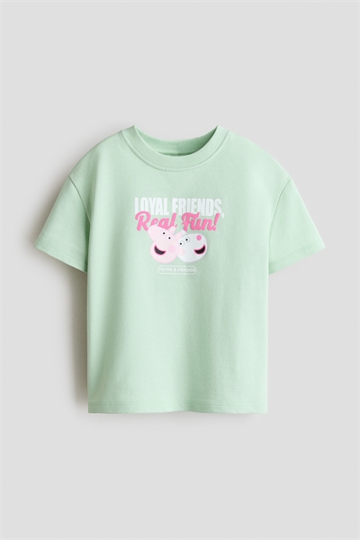 Свитшот с коротким рукавом и принтом артикул 1346177002