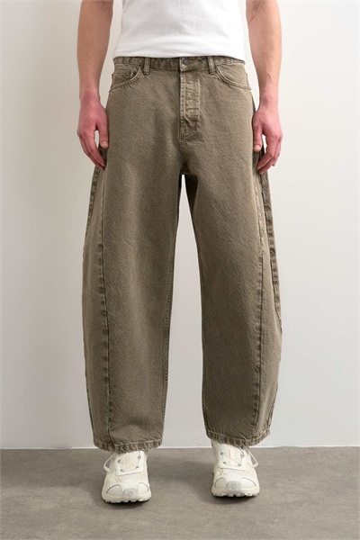 Джинсы с жестким поясом артикул 154333222