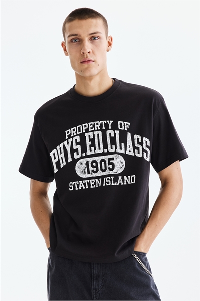 Футболка с принтом свободного кроя артикул 0967955178