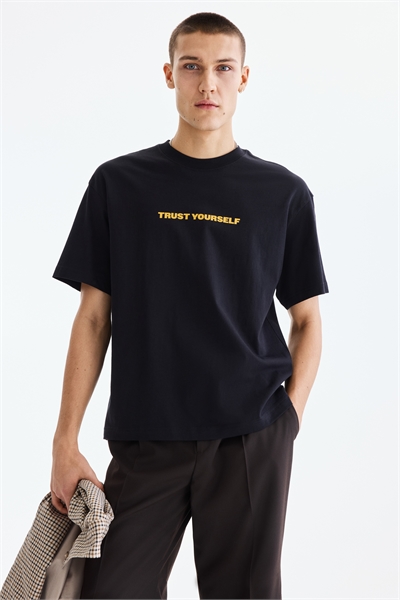 Футболка с принтом свободного кроя артикул 0967955176