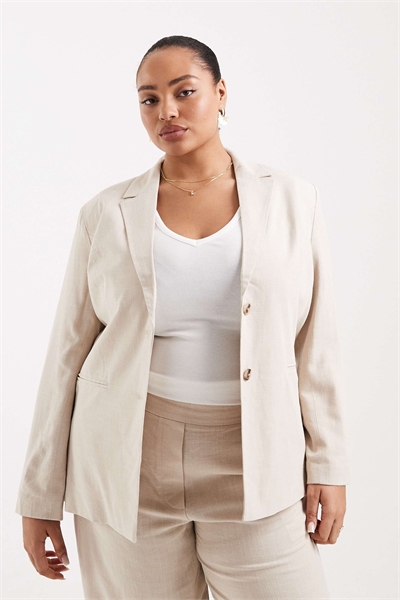 Брюки с широкими брючинами и закругленным кроем co-ord артикул 154694259