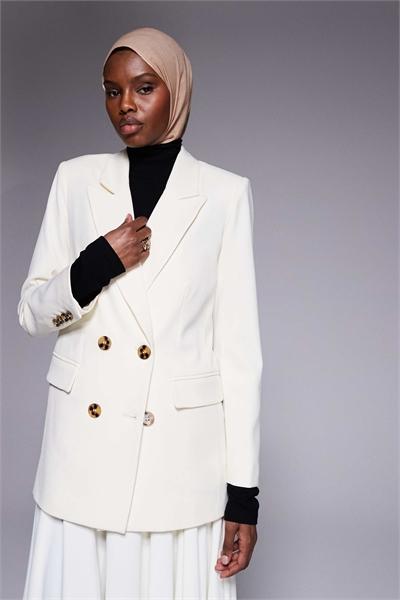 Двубортный блейзер свободного кроя артикул 155319293