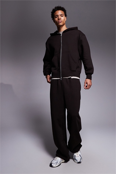 Джоггеры премиум-класса с широкими брючинами артикул 151482842