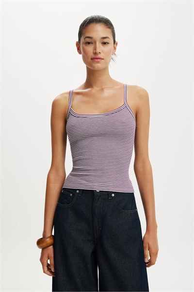 Топ-бюстгальтер с круглым вырезом и полосками Goldie артикул 156354072