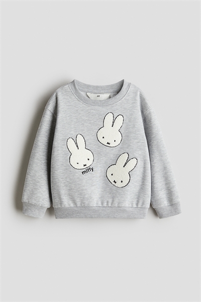 Толстовка с узором из мотивов артикул 1243063032