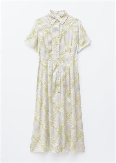 Платье-рубашка с плиссированной талией артикул 1312713002